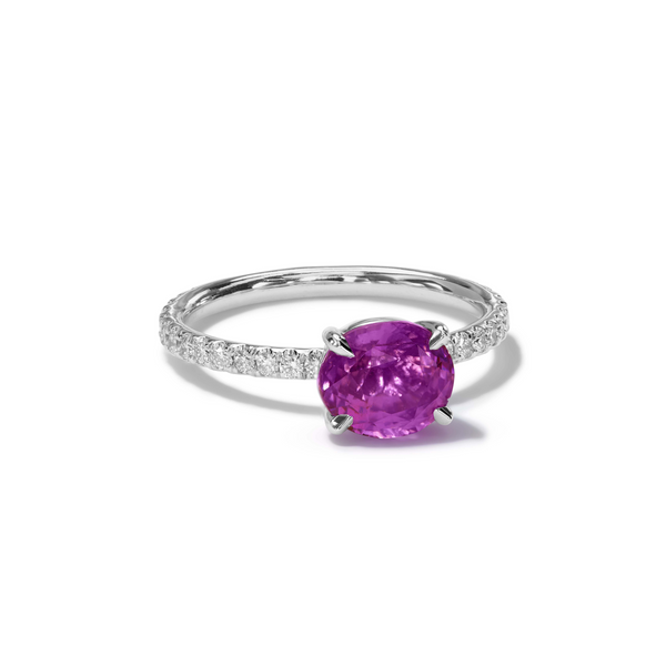 Stackable Purple Sapphire Ring - SONYA K. Fine Jewelry
