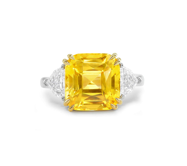 Bridget Yellow Sapphire & Diamond Ring - SONYA K. Fine Jewelry