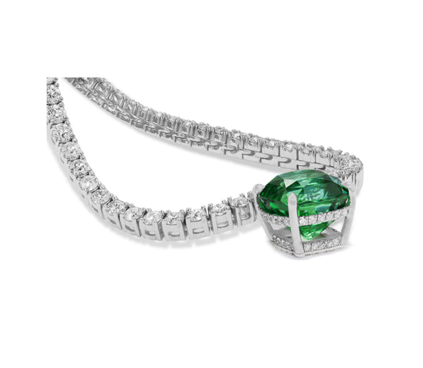 Mint Green Tourmaline Pendant