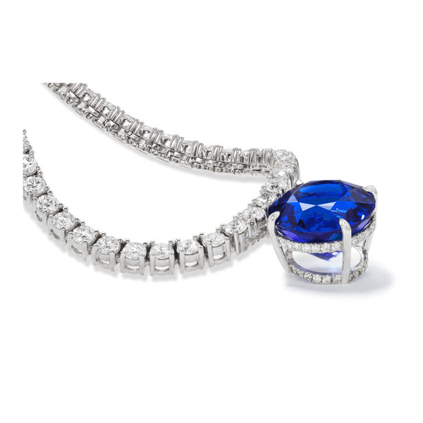 Tanzanite pendant Sonya K.
