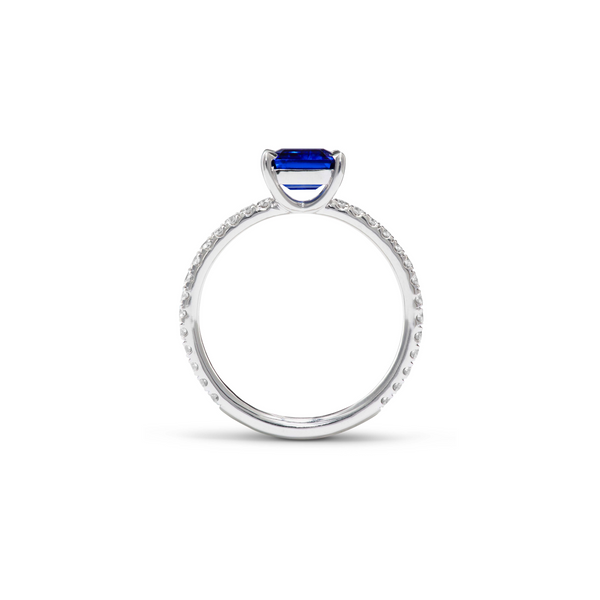 Stackable Blue Sapphire Ring - SONYA K. Fine Jewelry