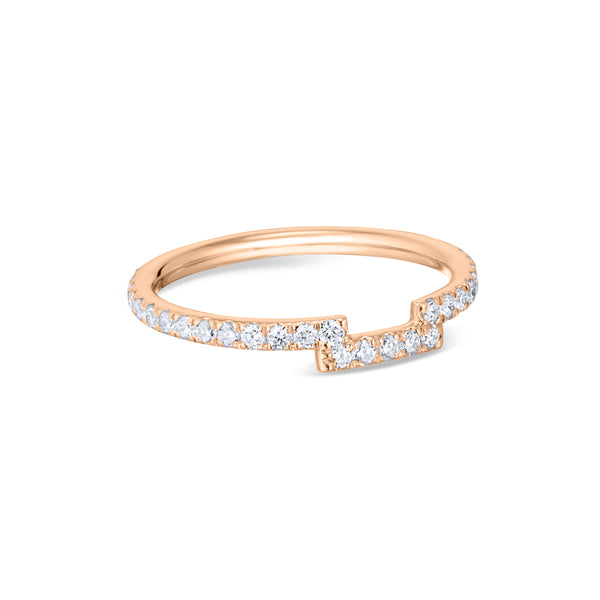 Hugging Eternity Ring, Rose Gold - SONYA K. Fine Jewelry