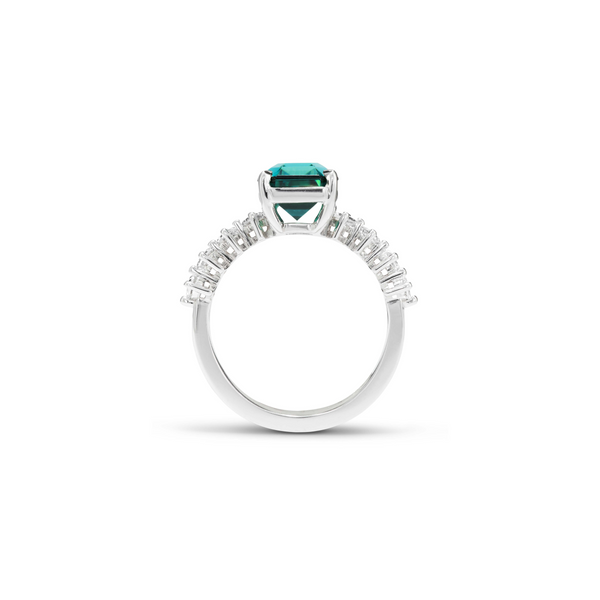 LAGOON Tourmaline & Diamond Ring - SONYA K. Fine Jewelry
