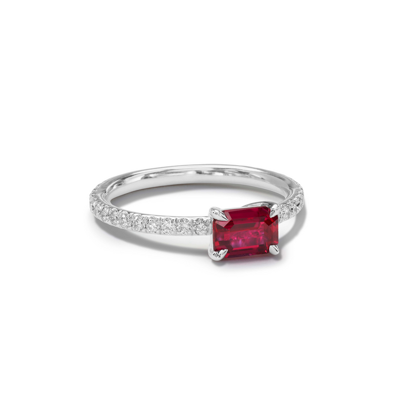 Sonya N Rings Stackable Ruby Ring - SONYA K. Fine Jewelry