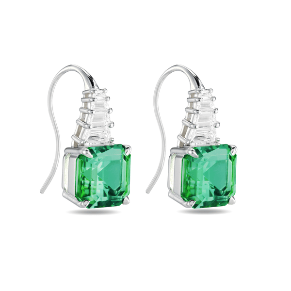 Grace Mint Green Tourmaline & diamond Earrings - SONYA K. Fine Jewelry